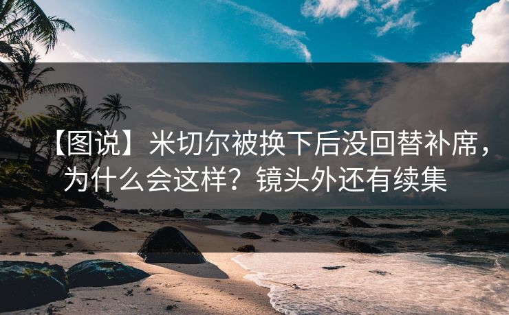 【图说】米切尔被换下后没回替补席，为什么会这样？镜头外还有续集