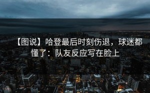 【图说】哈登最后时刻伤退，球迷都懂了：队友反应写在脸上